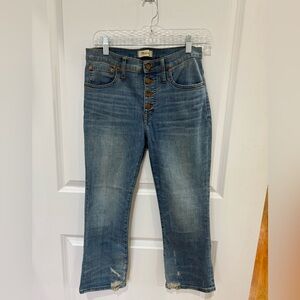 Madewell Straight Leg Jeans in Classic Blue